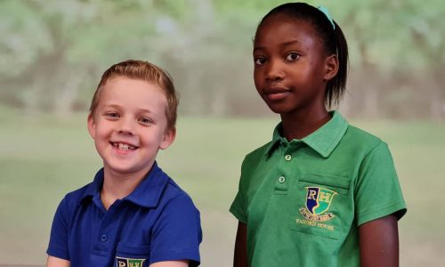 Pre-primary students at Radford House engaged in a hands-on learning activity.